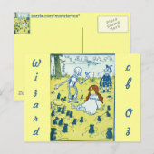 Zauberer von Oz Postkarte (Vorne/Hinten)