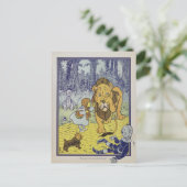 Zauberer von Oz Postkarte (Stehend Vorderseite)
