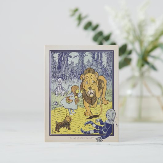 Zauberer von Oz Postkarte (Stehend Vorderseite)