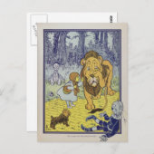 Zauberer von Oz Postkarte (Vorne/Hinten)