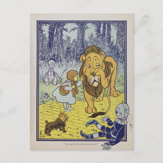 Zauberer von Oz Postkarte (Vorderseite)