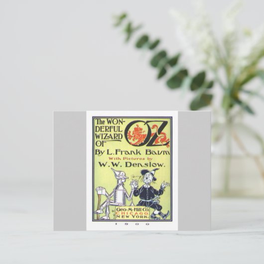 Zauberer von Oz Postkarte (Stehend Vorderseite)