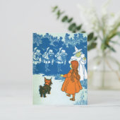 Zauberer von Oz Postkarte (Stehend Vorderseite)