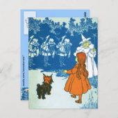 Zauberer von Oz Postkarte (Vorne/Hinten)