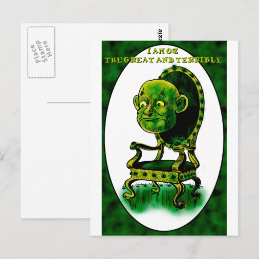 Zauberer von Oz Postkarte (Vorne/Hinten)