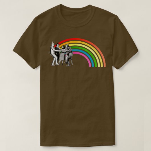 Zauberer von Oz Rainbow T-Shirt (Design vorne)