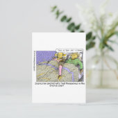 Zauberer von Oz Scarecrow Funny Cartoon Tasse T-Sh Postkarte (Stehend Vorderseite)