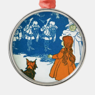 Zauberer von Oz Silbernes Ornament