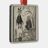 Zauberer von Oz Silbernes Ornament (Rechts)