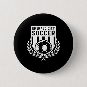 Zauberer von Oz Smaragd-Stadt Fußball Kostüm Button