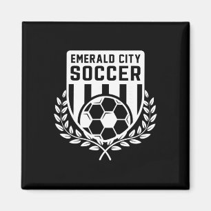 Zauberer von Oz Smaragd Stadt Fußball Kostüm Ha Magnet