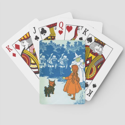 Zauberer von Oz Spielkarten (Rückseite)