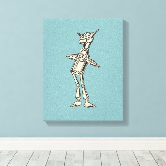 Zauberer von Oz Tin Man Leinwanddruck (Insitu (Holzboden))