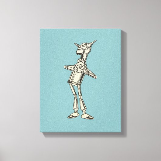 Zauberer von Oz Tin Man Leinwanddruck (Vorderseite)