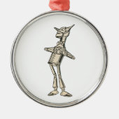Zauberer von Oz Tin Man Ornament Aus Metall (Vorne)
