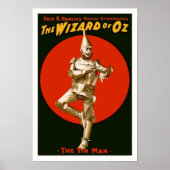 Zauberer von OZ Tin Man Poster (Vorne)
