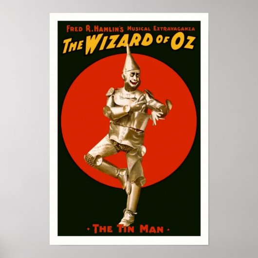 Zauberer von OZ Tin Man Poster (Vorne)