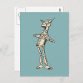 Zauberer von Oz Tin Man Postkarte (Vorne/Hinten)