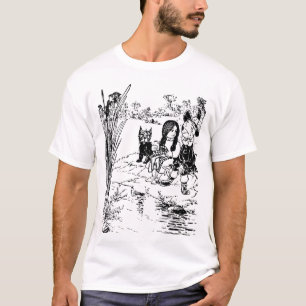 Zauberer von Oz Toto, Dorothy und Vogelscheuche T-Shirt