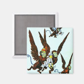 Zauberer von Oz Winged Affen, die Affen fliegen Magnet (Vorderseite/Rückseite)