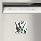 Zauberer von Oz Winged Affen, die Affen fliegen Magnet (In Situ (Geschirrspüler))