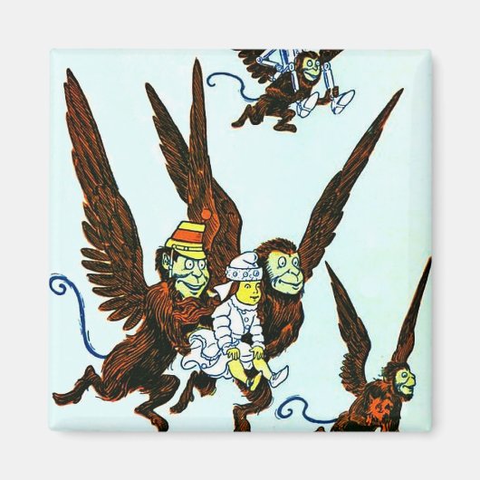 Zauberer von Oz Winged Affen, die Affen fliegen Magnet (Vorne)