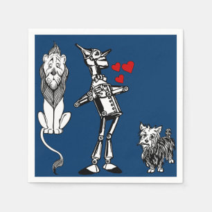 Zauberer von Oz, Zinn-Mann, Toto, Cowardly Serviette