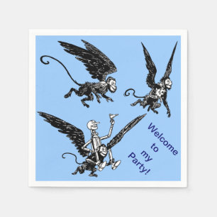 Zauberer von Oz, Zins Party für benutzerdefinierte Serviette