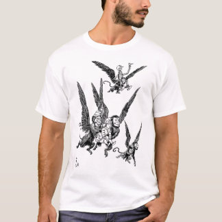 Zauberer- von Ozfliegen-Affen T-Shirt