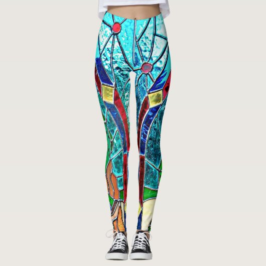 Zauberer von Ozsmaragdschloss-Leggings Leggings (Vorderseite)