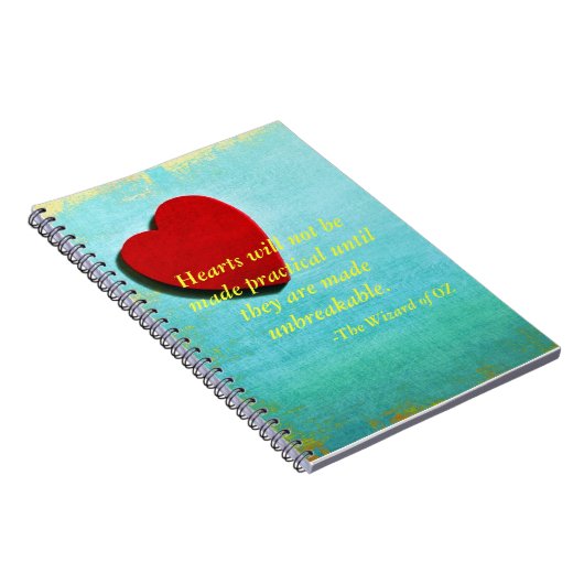 Zauberer- von Ozzitat Zeitschrift Notizblock (Rechte Seite)