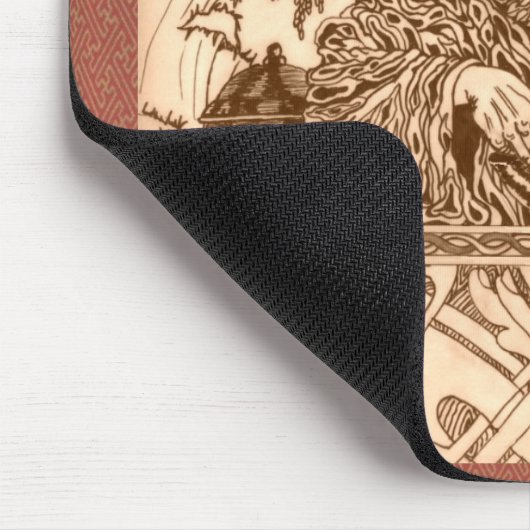 Zauberer-Waldland Mousepad (Ecke)