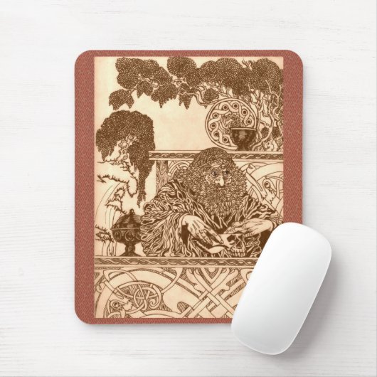 Zauberer-Waldland Mousepad (Mit Mouse)