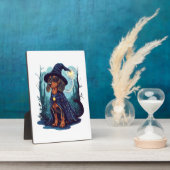 Zauberer Wiener � Magischer Dachshund Fotoplatte (Seite)