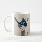 Zauberer Wren und Fantasy Robin - Tasse von Vögeln (Links)
