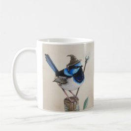 Zauberer Wren und Fantasy Robin - Tasse von Vögeln