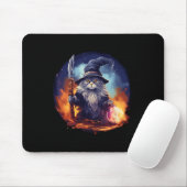 Zauberer-Zauberer-Katze Mousepad (Mit Mouse)