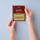 Zaubererhut und Wand, Zauberwerbung Flyer (Gruppe)