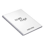 Zauberescrever minimalistisch notizblock (Rechte Seite)