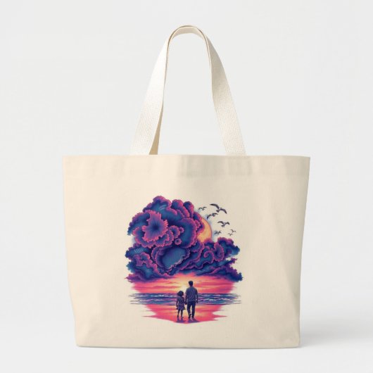 Zauberfamilie Jumbo Stoffbeutel (Vorne)