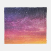 Zauberfarbe: Himmelshintergrund bezaubern. Fleecedecke (Vorderseite (Horizontal))