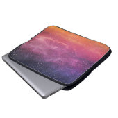 Zauberfarbe: Himmelshintergrund bezaubern. Laptopschutzhülle (Vorne Knopf)