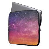 Zauberfarbe: Himmelshintergrund bezaubern. Laptopschutzhülle (Vorderseite Links)