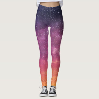 Zauberfarbe: Himmelshintergrund bezaubern. Leggings