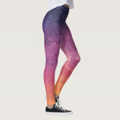 Zauberfarbe: Himmelshintergrund bezaubern. Leggings (Rechts)