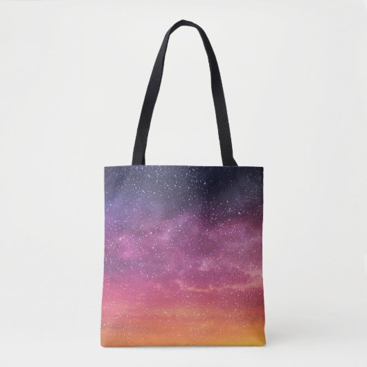 Zauberfarbe: Himmelshintergrund bezaubern. Tasche (Vorderseite)