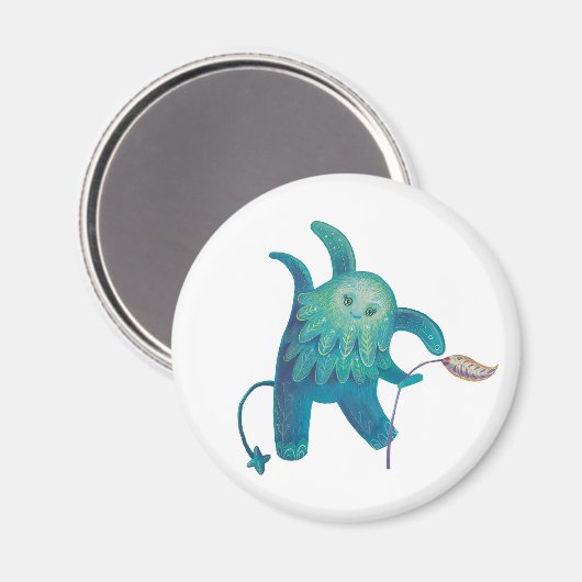 Zauberfeder Magnet (Vorderseite/Rückseite)