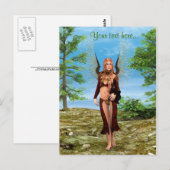Zauberfee Postkarte (Vorne/Hinten)