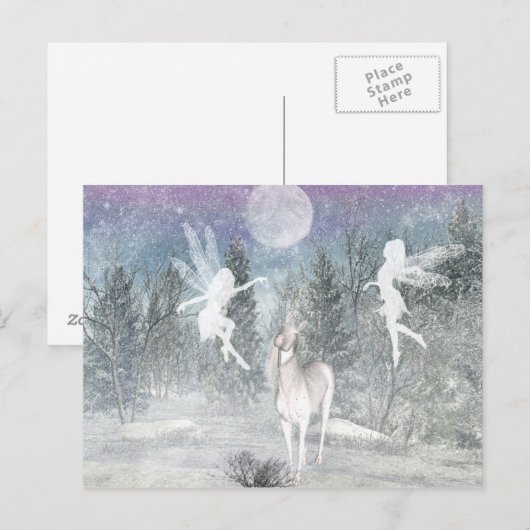 Zauberfeen Postkarte (Vorne/Hinten)