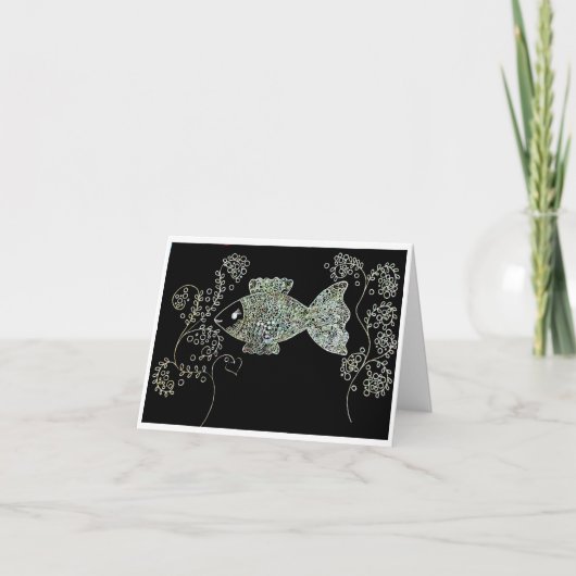 Zauberfisch Dankeskarte (Vorderseite)